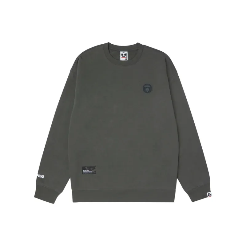 Aape Logo patch Crew neck Sweatshirt-2