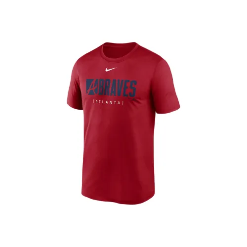 Nike T-Shirt Men's Red Atlanta Braves