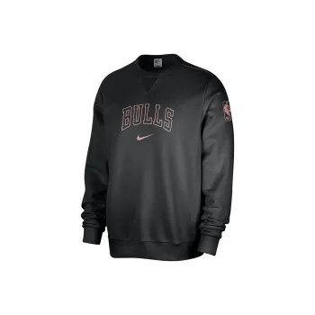 Nike Chicago Bulls Standard Issue Men's Nike Dri FIT Nba Crew Neck Sweatshirt