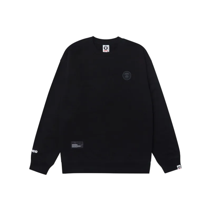 Aape Logo patch Crew neck Sweatshirt-0