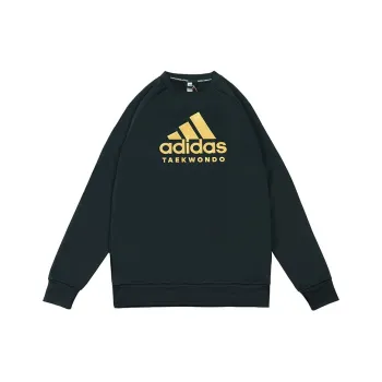 Adidas Sweatshirts Unisex Gold Logo With Large Logo