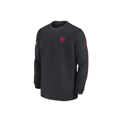 nike rankings Red Texans Logo Coach Men's nike rankings Nfl Long Sleeve Top