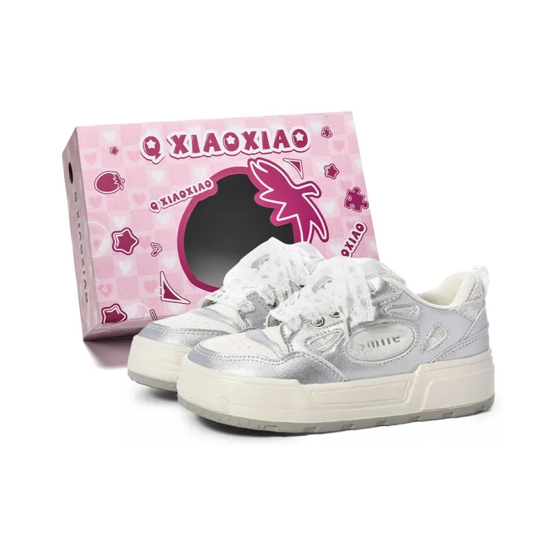 Circle Small Coverage Abrasion Resistant Lightweight Low Top Skateboard Shoes Women's-5
