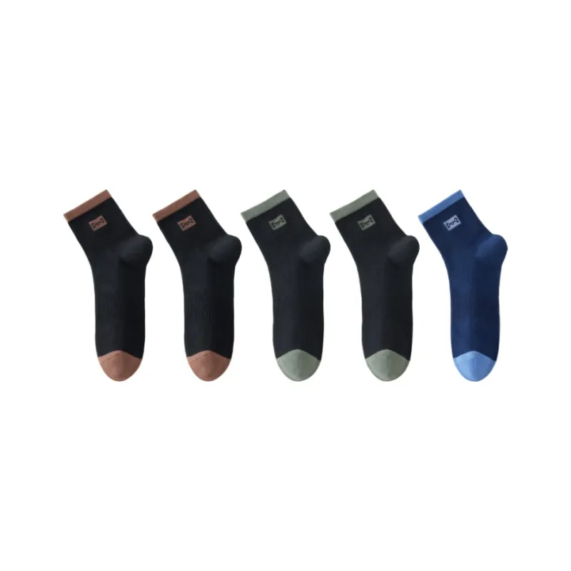 MIIOW Trend Party Series Mid Calf Socks Unisex 5 Pack-9
