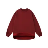 Thickened and Fleece-Lined Burgundy