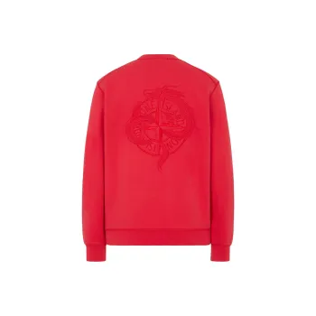 STONE ISLAND Year Of The Dragon Special Series Sweatshirt Unisex Red