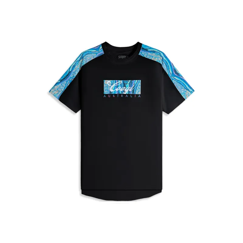 COOGI Print Pullover Casual Minimalist Style Short Sleeved T Shirts Unisex Multicolor Style-4