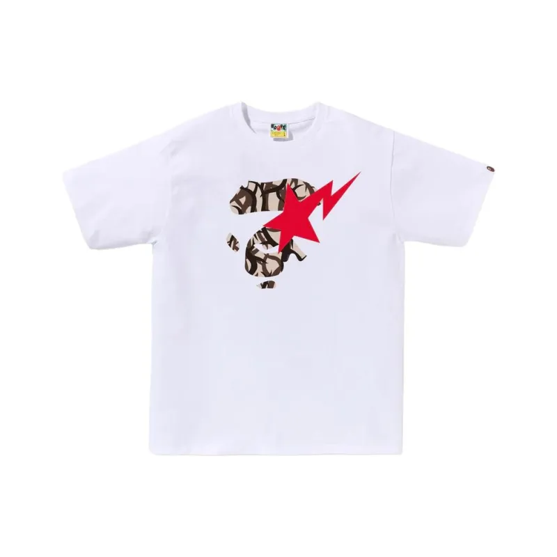 Bape Trial Camo Ape Face Sta Tee-4