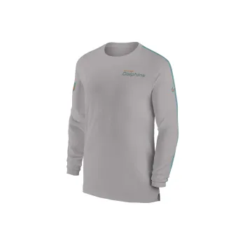 Nike Miami Dolphins Sideline Coach Men's Nike Dri FIT Nfl Long Sleeve Top