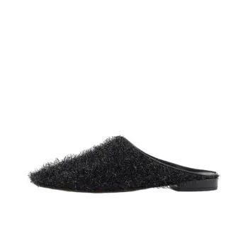 10 CORSO COMO x AMANI Wrap toe Slippers Women's Black