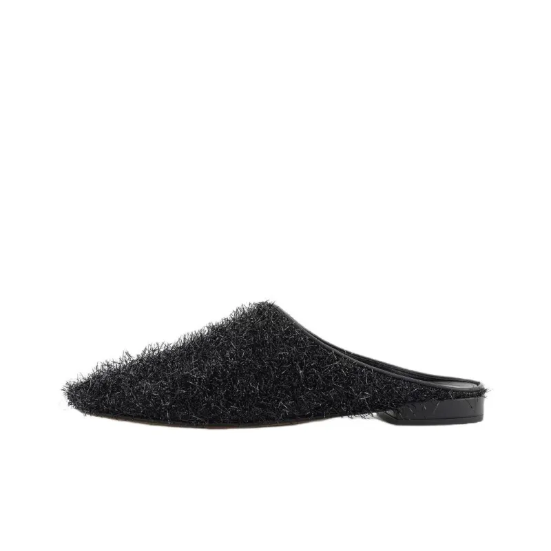 10 CORSO COMO x AMANI Wrap toe Slippers Women's Black-0