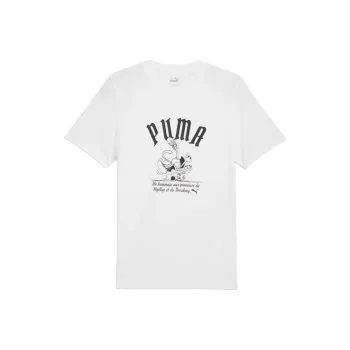 PUMA Super T Shirts Men White
