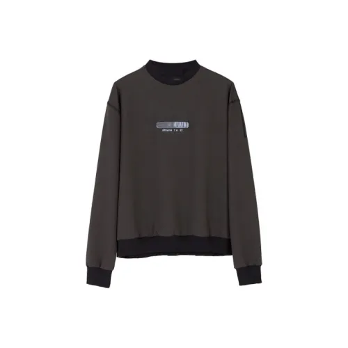 AFFIX Sweatshirts Unisex Brown
