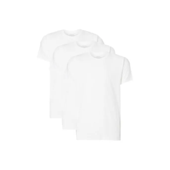 CALVIN KLEIN T-Shirt Europe Version Men's 3 Pack White-0