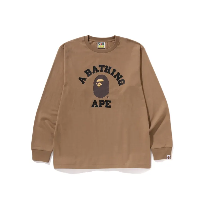 Bape X Predator College Long Sleeve Tee-0