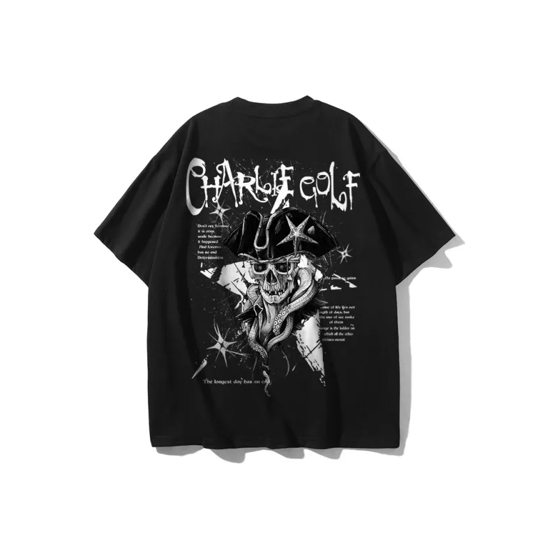 CHARLIE GOLF T Shirt Unisex White-3