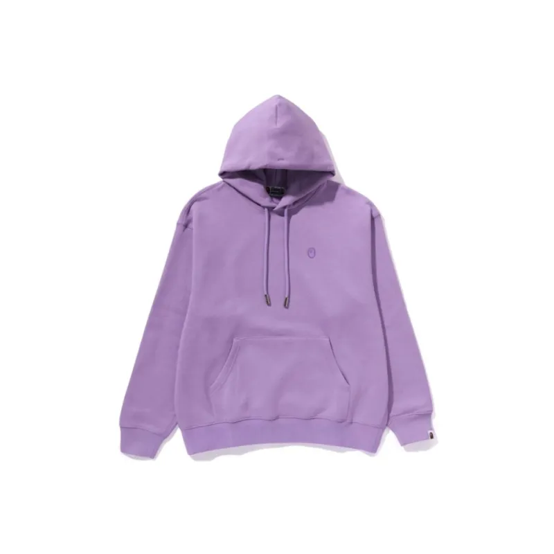 A BATHING APE Logo-patch Cotton-blend Hoodie-4
