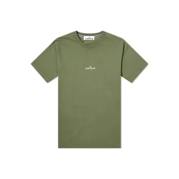 STONE ISLAND T Shirt Men's Olive Green