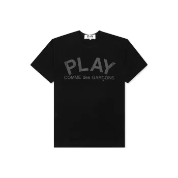 CDG Play T Shirts Men Black