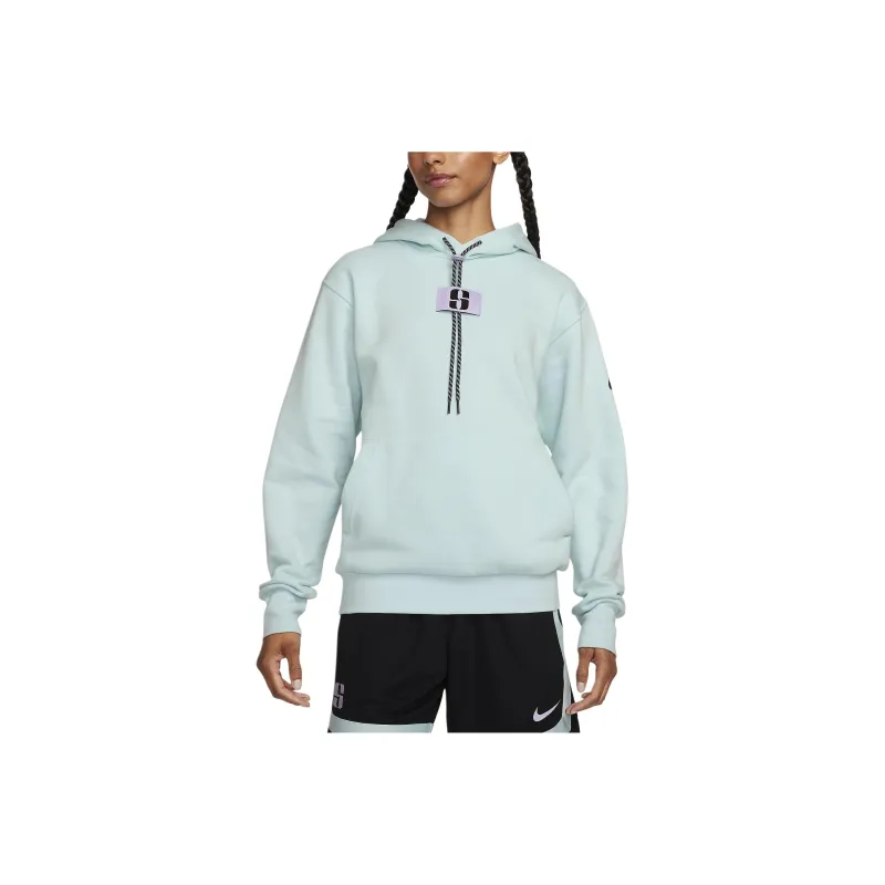 Nike Sabrina Fleece Basketball Hoodie Sweatshirt Unisex Jadeite Ice Green-0