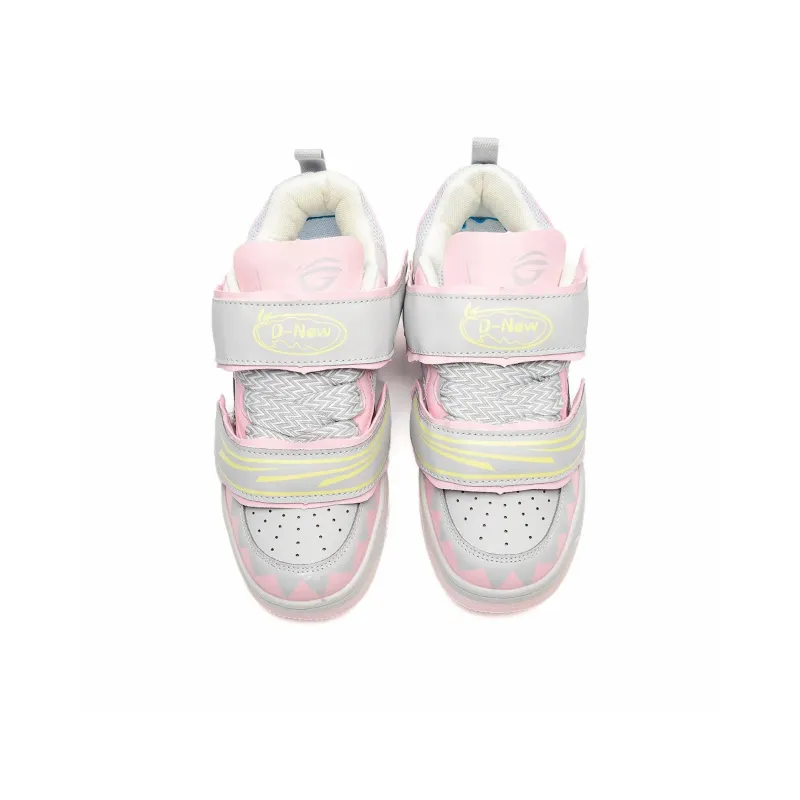 Circle Small Coverage Wear Resistant Lightweight Low Top Skateboard Shoes Unisex-9