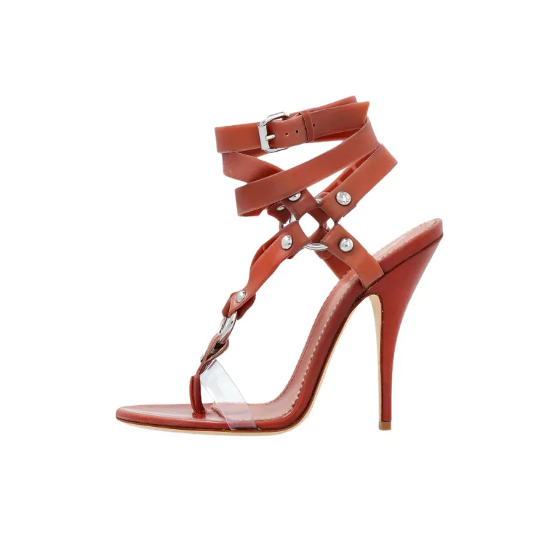 DSQUARED 2 Bondage One Strap Sandals Women's Red-0