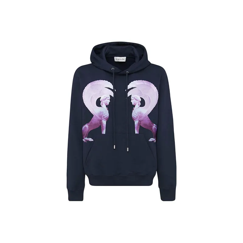 Lanvin Sweatshirts Men Blue-0