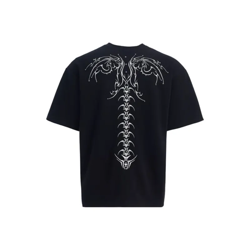 TESTUNG American Vintage Luxury Streetwear Trendy Loose Fit Versatile Short Sleeved T Shirts Unisex-17