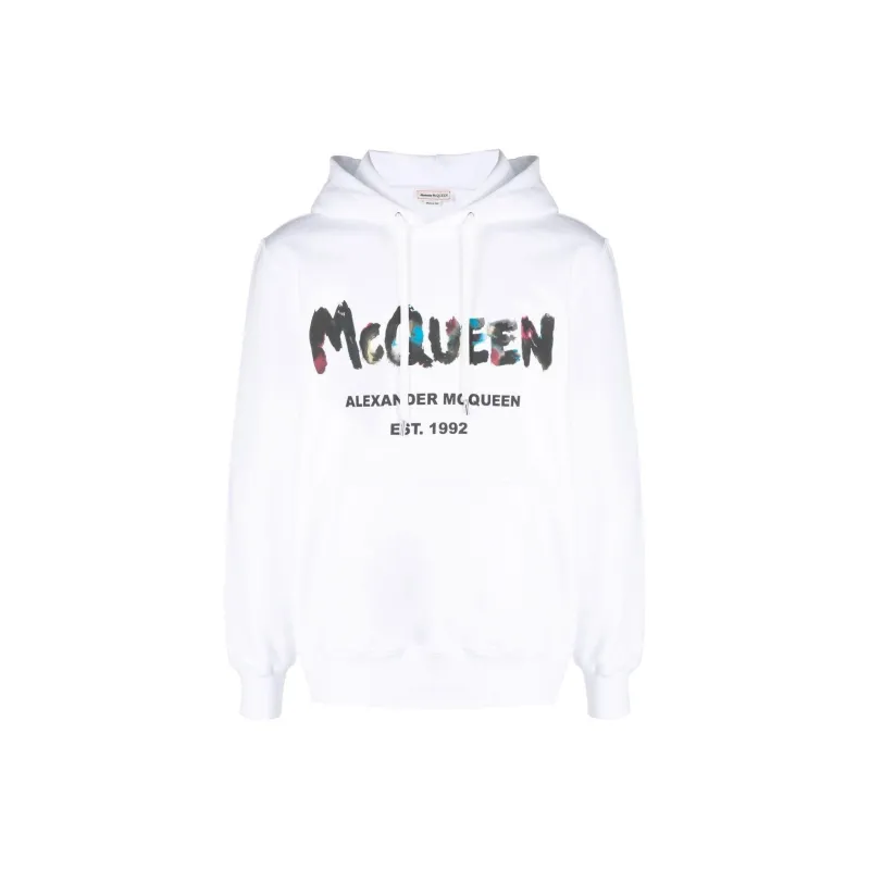 Alexander McQueen Sweatshirts Men White-0