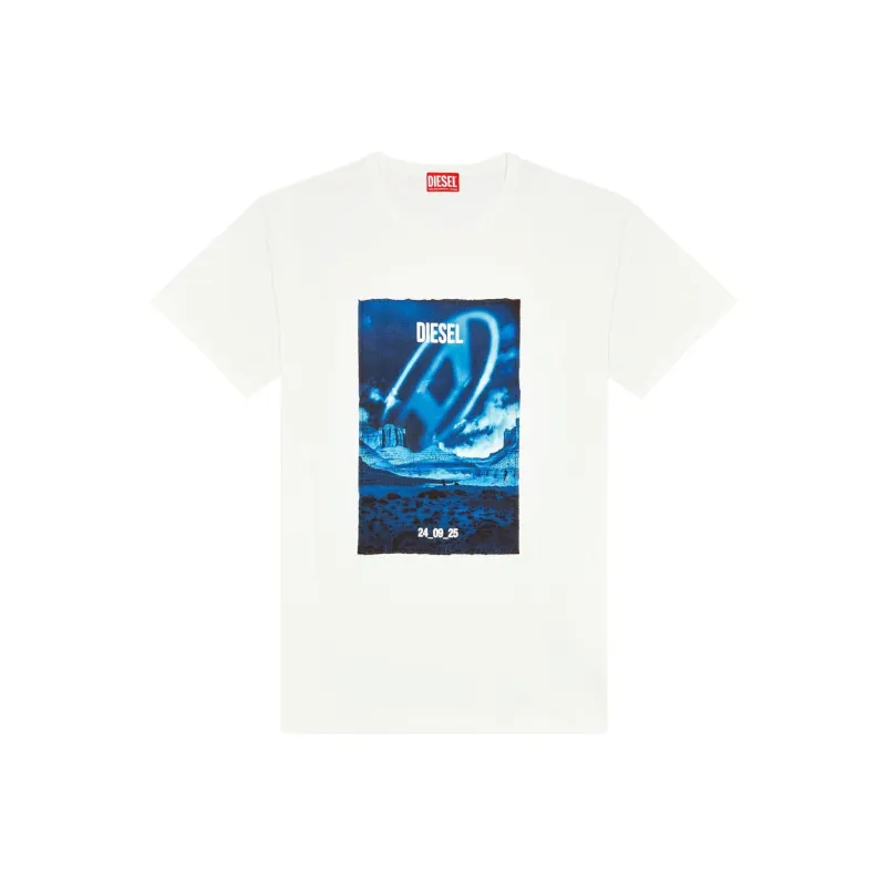 DIESEL T Boxt Q16 Graphic Print Crewneck T Shirt-0