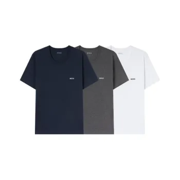 HUGO BOSS Three Pack Of Logo Embroidered T Shirt