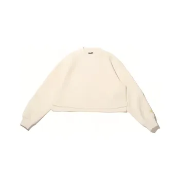 New Balance SS24 Sweatshirt Unisex Milk White