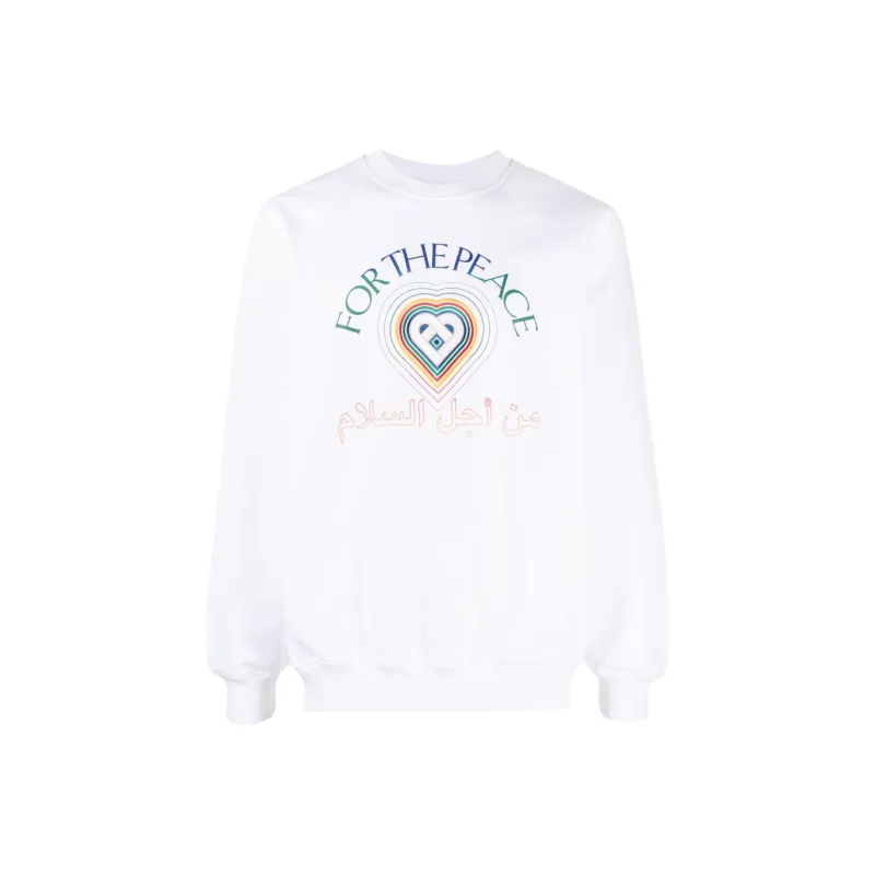 CASABLANCA For The Peace Gradient Effect Sweatshirt-0