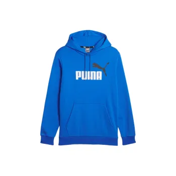 PUMA Essentials+ Two Tone Big Logo Men's Hoodie Sweatshirt Men's Blue