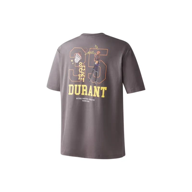 NBA Durant T Shirts Unisex Brown-0