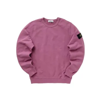STONE ISLAND Brushed Organic Cotton Crewneck
