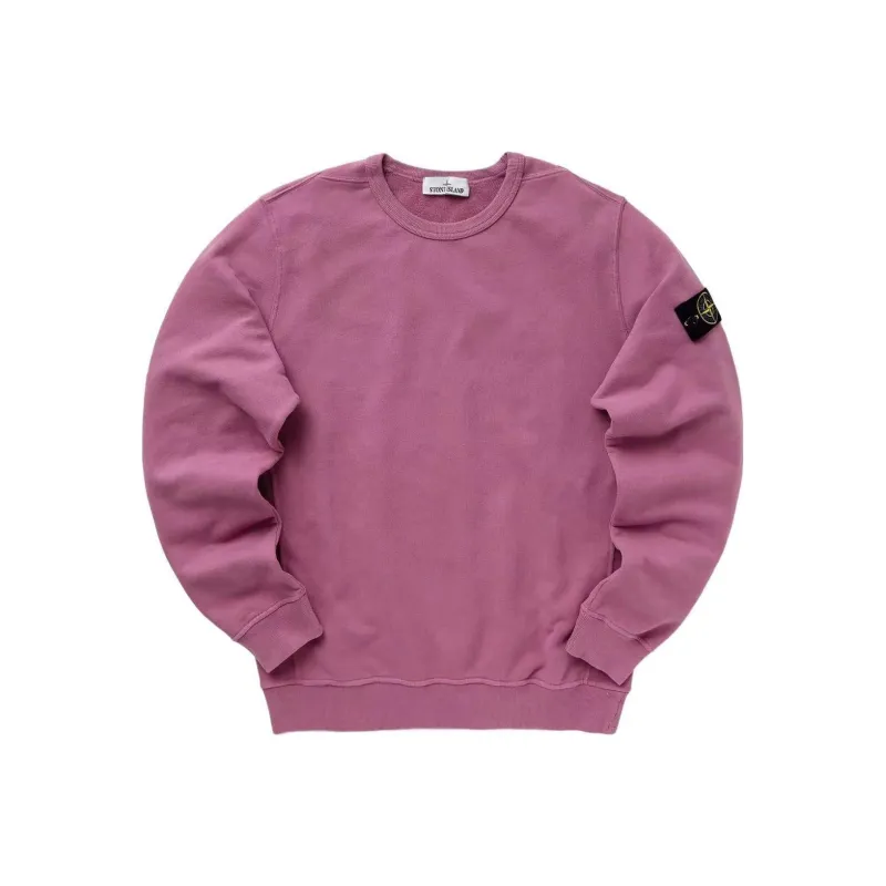STONE ISLAND Brushed Organic Cotton Crewneck-0