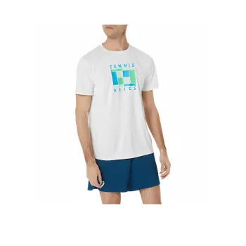 Asics GS T Shirts Men White