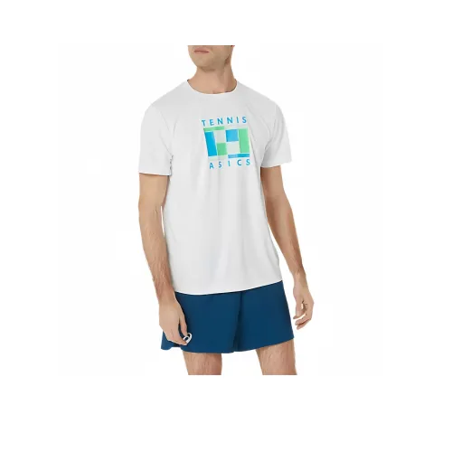 Asics GS T Shirts Men White