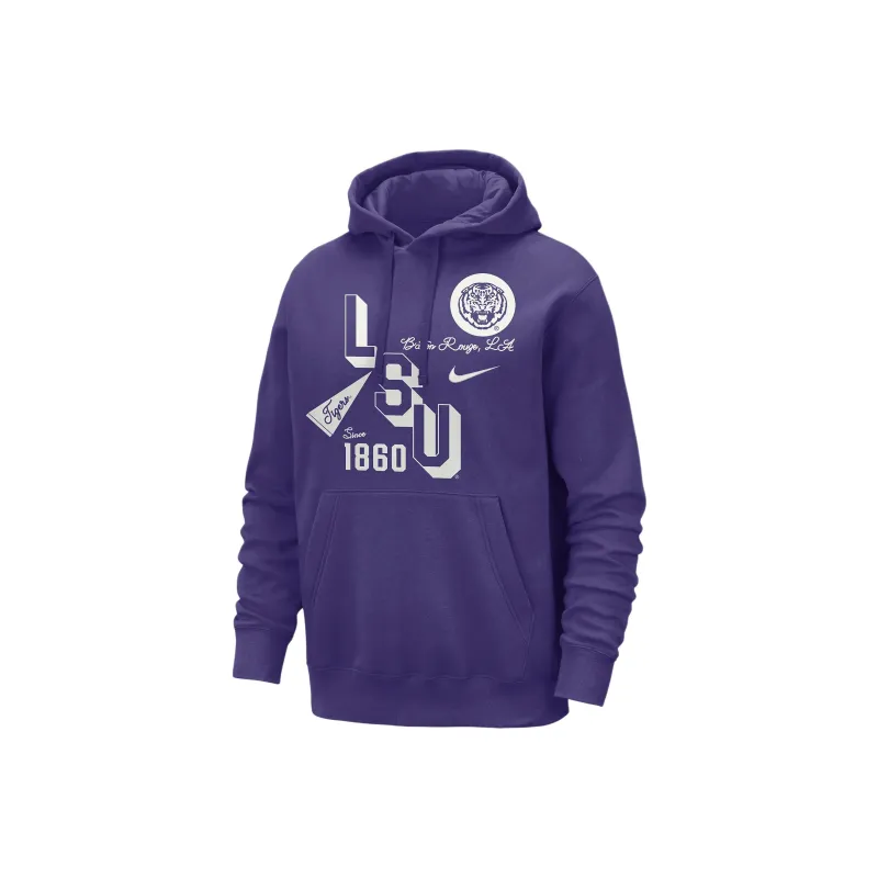 Nike Lsu Club Men's Nike College Hoodie-0