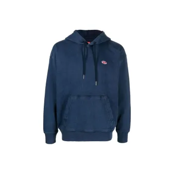 DIESEL D-Um-Rib Track Denim Hoodie