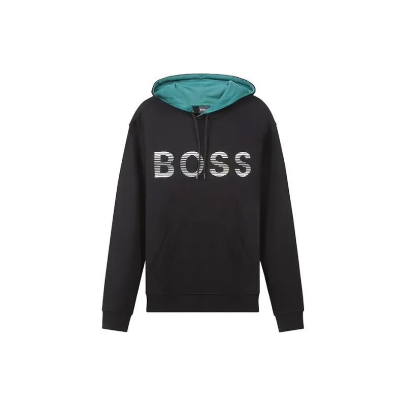 HUGO BOSS Sweatshirts Men Black-0