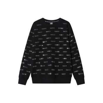 TCH Sweatshirts Unisex Black With Silver Logo