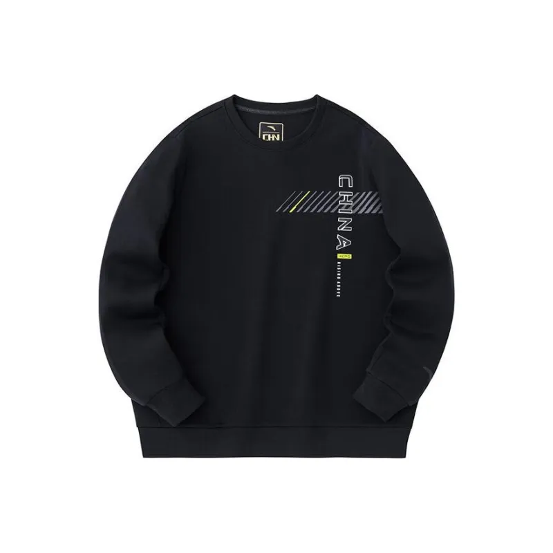 Anta Variety Training Collection Sweatshirt Men's Basic Black-0