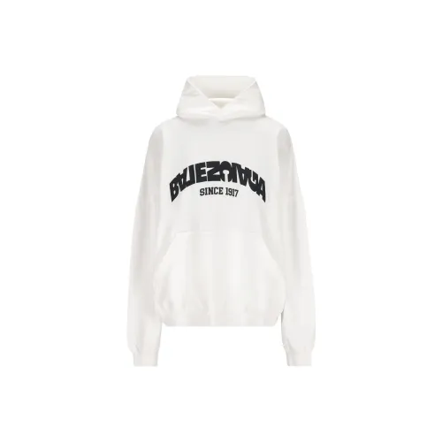 Balenciaga FW23 Sweatshirt Loose Fit Style Unisex White