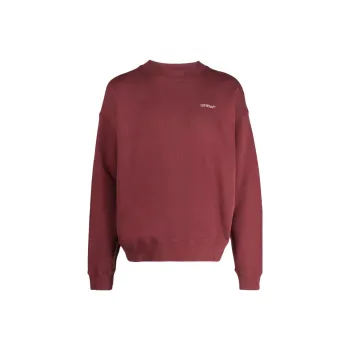 OFF WHITE Sweatshirts Men Burgundy