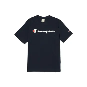 Champion T Shirt Unisex Marine Blue