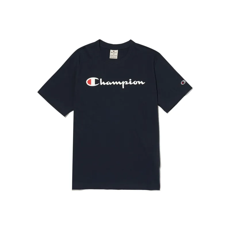 Champion T Shirt Unisex Marine Blue-0