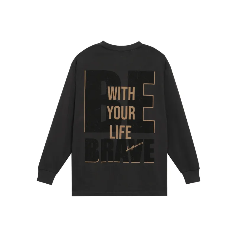 LUJIAMEN Sweatshirt Men's Dark Gray-0