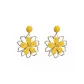 Yellow Floral 1 Pair